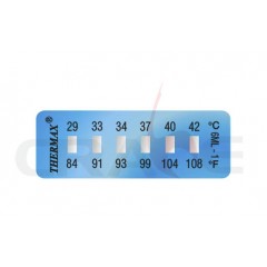 英國溫度美THERMAX溫度紙6格微型可逆測溫紙/熱敏貼紙