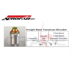 AeroFab/Straight Beam Transducer‐Microdot/飛機(jī)無(wú)損探傷工具