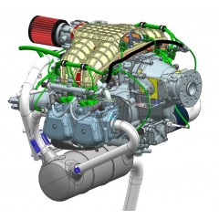 CA500I-I Zonsen Aero injection Engine -100HP 宗申動力航空發(fā)動機(jī)電噴版- reference Rotax912IS